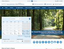 Tablet Screenshot of hotelsallandseheuvelrug.nl